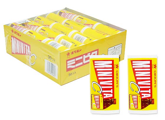 オリオン ミニラムネ ビタC（30個入） 駄菓子 まとめ買い 箱買い 箱売り ラムネのお菓子