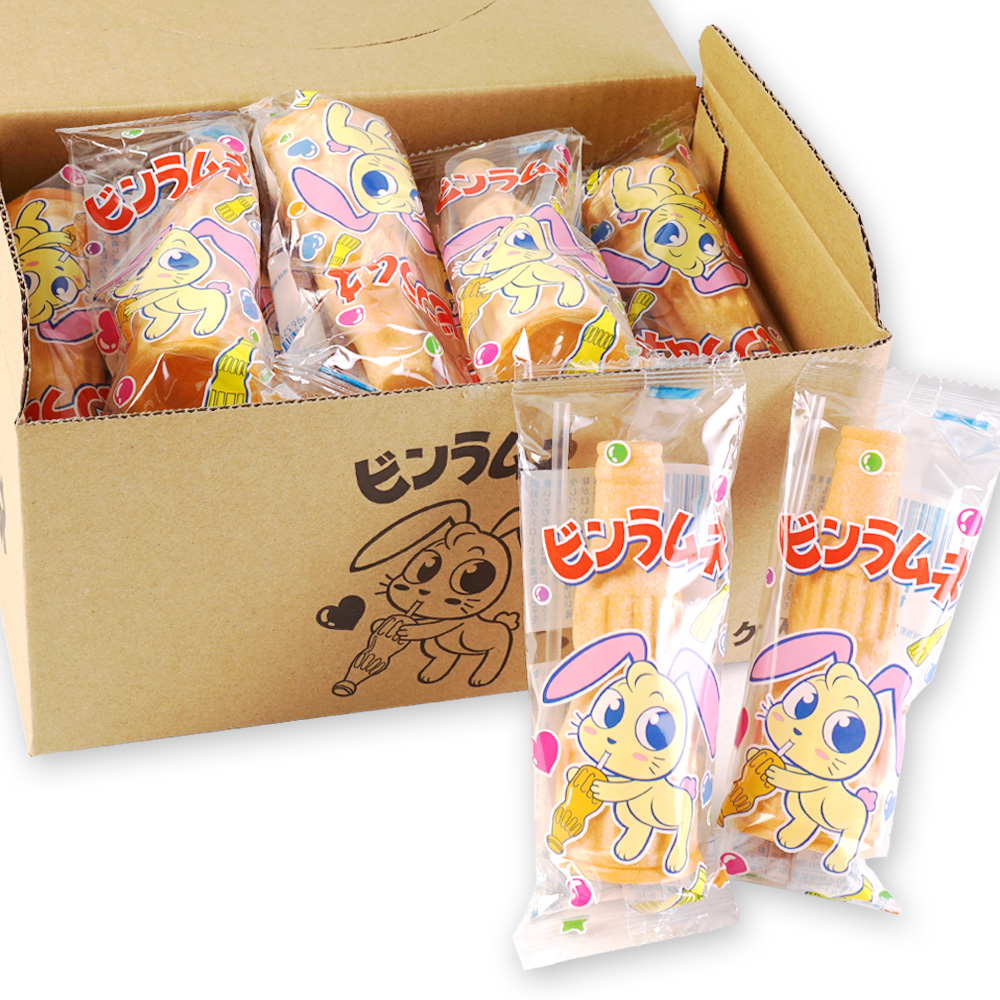 岡田商店 もなかのビンラムネ(20個入) 【駄菓子のまとめ買い・ラムネ系