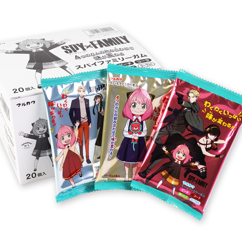マルカワ スパイファミリー ガム (20個入 ) 【駄菓子のまとめ買い・ガム系の駄菓子】 | 駄菓子の卸・通販 | ２丁目ひみつ基地