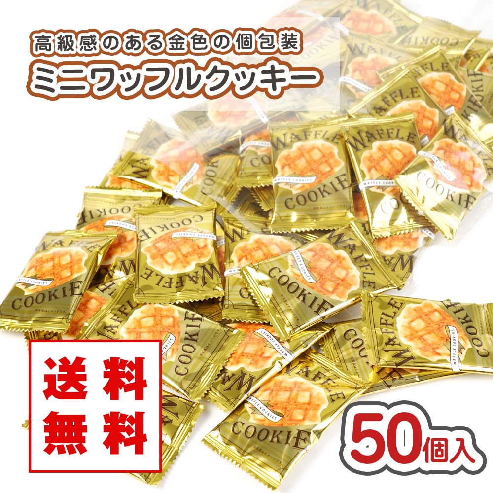 【 メール便 / 送料無料 】リアライズ ミニワッフルクッキー 大袋 ( 1袋 ) 駄菓子 まとめ買い 箱買い カステラ・ビスケット系のお菓子 2609