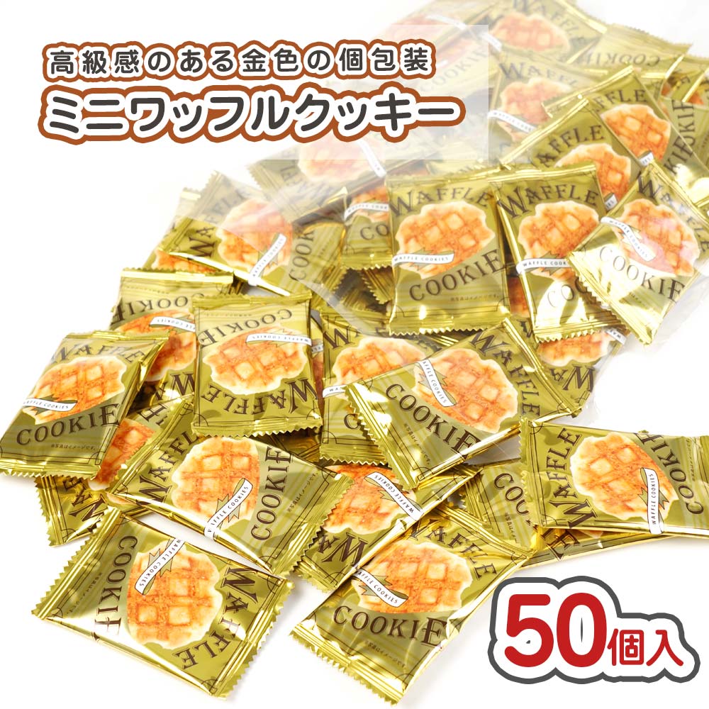 リアライズ ミニワッフルクッキー 大袋 ( 1袋 ) 駄菓子 まとめ買い 箱買い カステラ・ビスケット系のお菓子 2609