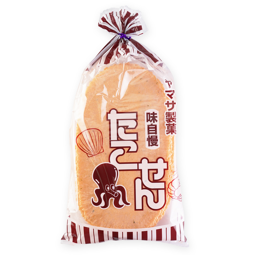 ヤマサ 20枚 たこせんべい （10袋入） 【お菓子のまとめ買い・せんべい系】 駄菓子の卸・通販 ２丁目ひみつ基地