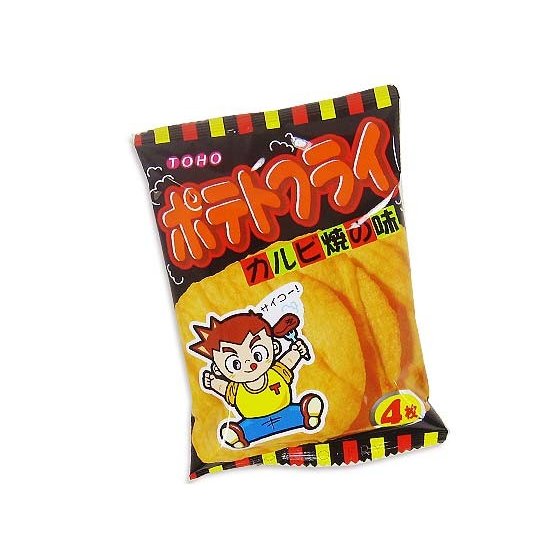 東豊 ポテトフライ カルビ焼の味 （20個入） 【駄菓子の