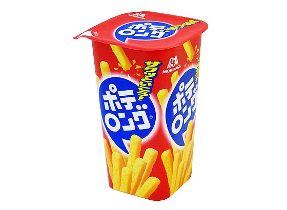 森永 ポテロング (バラ売り) 【お菓子バラ売り・スナック系のお