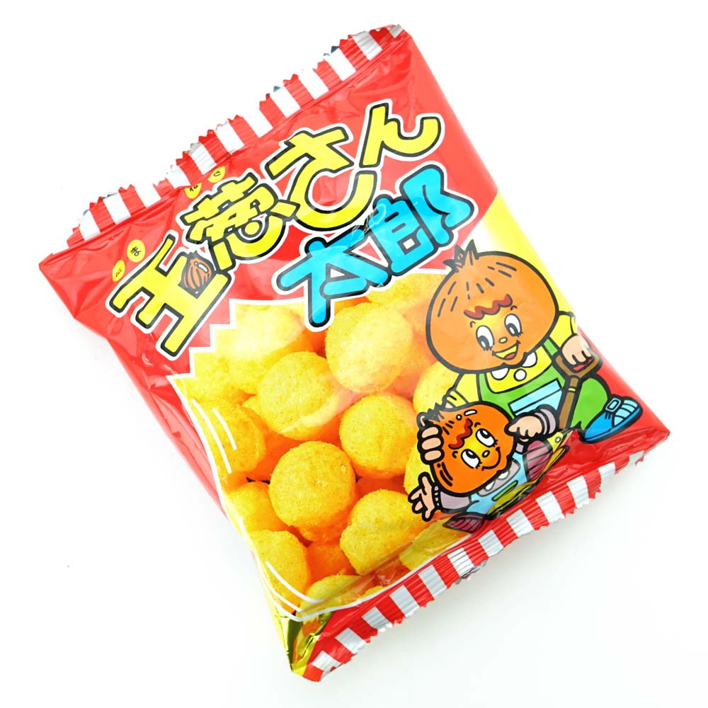 菓道 玉葱さん太郎 30個入 駄菓子のまとめ買い スナック系の駄菓子 駄菓子の卸 通販 ２丁目ひみつ基地