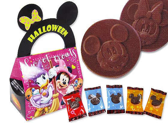 ハロウィン ディズニー ミニバック チョコレート 12個入 フルタ ハロウィン限定のお菓子 駄菓子の卸 通販 ２丁目ひみつ基地