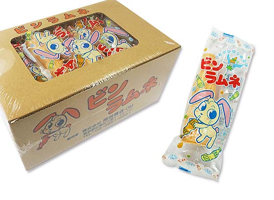 岡田商店 もなかのビンラムネ(20個入) 【駄菓子のまとめ買い・ラムネ系