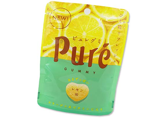 【お菓子のまとめ買い・キャンディ系のお菓子】 カンロ ピュレグミ レモン （6個入）