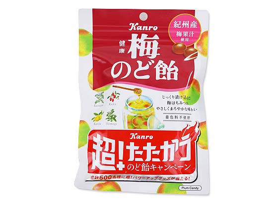 カンロ 健康 梅のど飴 6個入 お菓子のまとめ買い キャンディ系のお菓子 駄菓子の卸 通販 ２丁目ひみつ基地