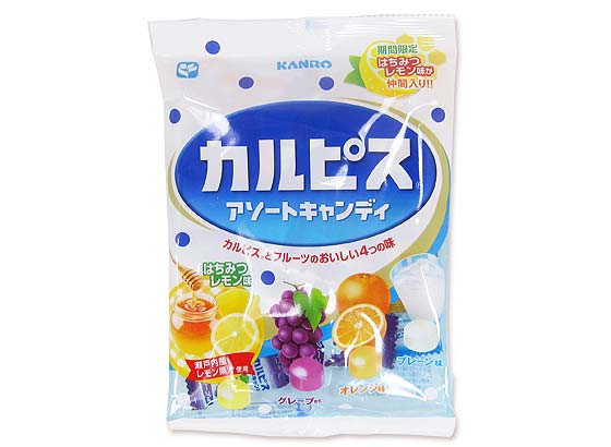 カンロ カルピスアソートキャンディ 6個入 お菓子のまとめ買い キャンディ系のお菓子 駄菓子の卸 通販 ２丁目ひみつ基地