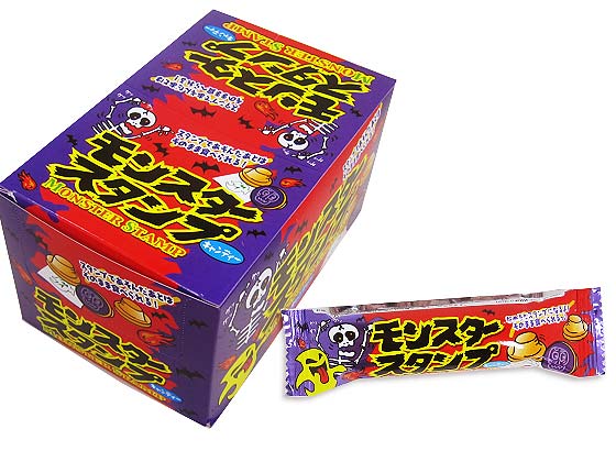 やおきん モンスタースタンプ キャンディ （50個入） 【駄菓子の