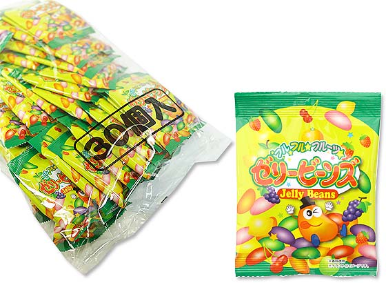 やおきん g フルフルフルーツ ゼリービーンズ 30個入 駄菓子まとめ買い グミ系の駄菓子 駄菓子の卸 通販 ２丁目ひみつ基地