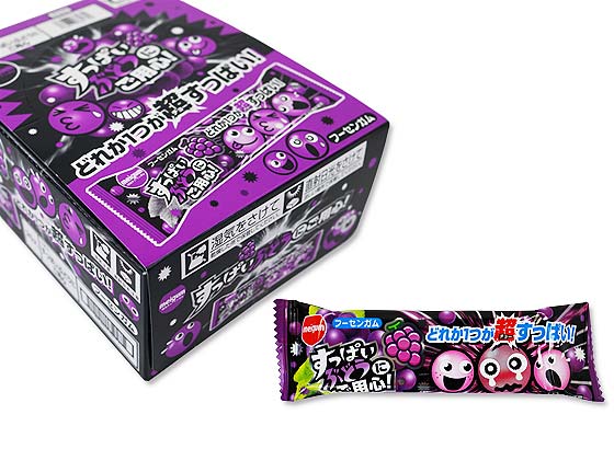 明チュウ すっぱいぶどうにご用心 個入 駄菓子のまとめ買い ガム系の駄菓子 駄菓子の卸 通販 ２丁目ひみつ基地