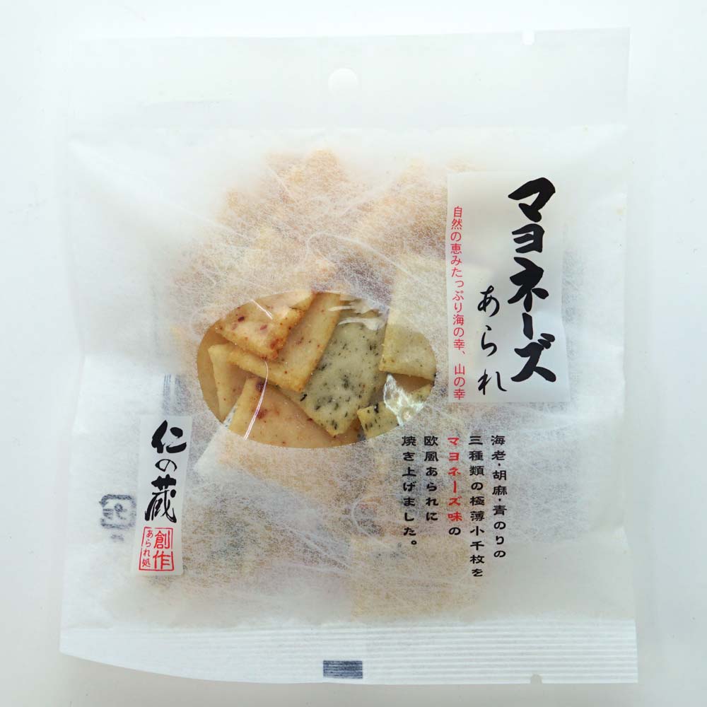 高橋製菓 仁の蔵 マヨネーズ あられ 30g (12個入) お菓子 国産 高橋製菓 仁の蔵 マヨネーズ あられ 30g (12個入) お菓子 国産