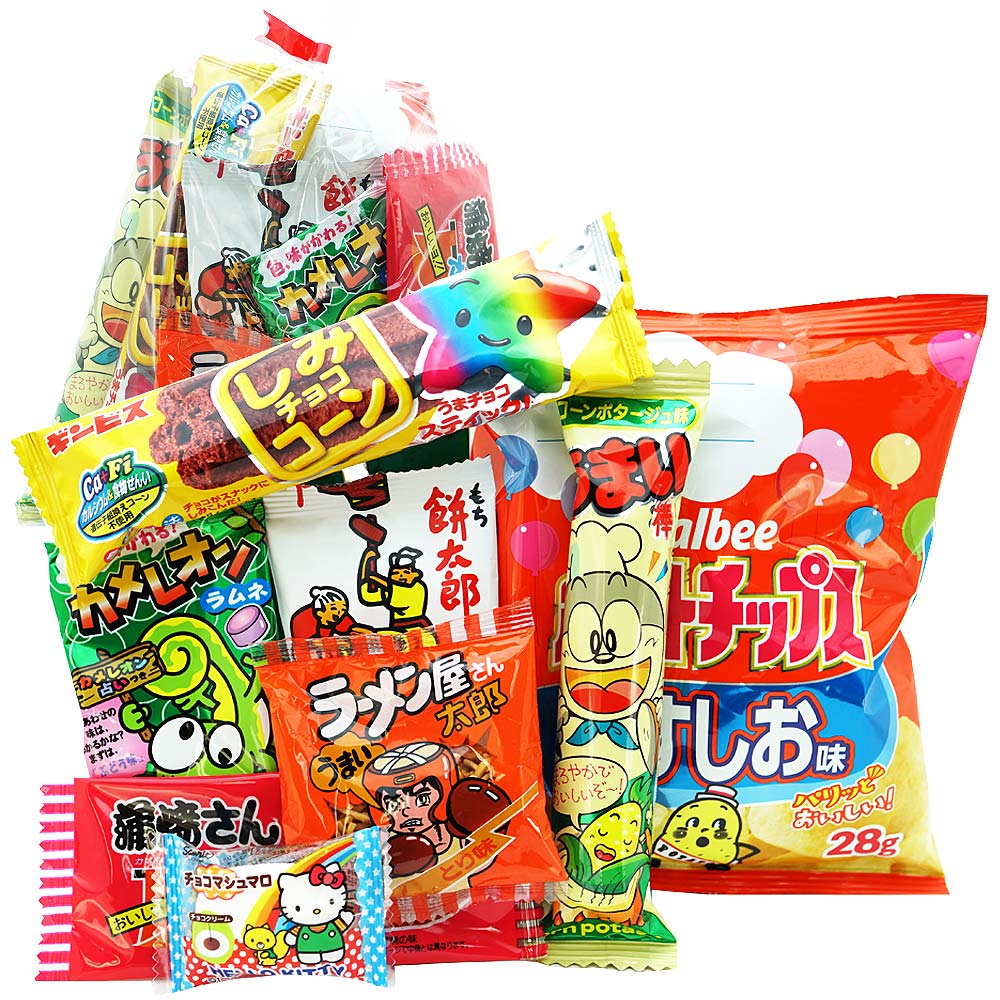 河中堂 200円お菓子詰め合わせ Aセット 【駄菓子セット・お菓子の詰め合わせ】 | 駄菓子の卸・通販 | 2丁目ひみつ基地